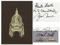 George W. Bush Signed Limited Edition of The Capitol of Texas -- Gorgeous, Leather-Bound Volume Also Signed by Five Other Texas Governors